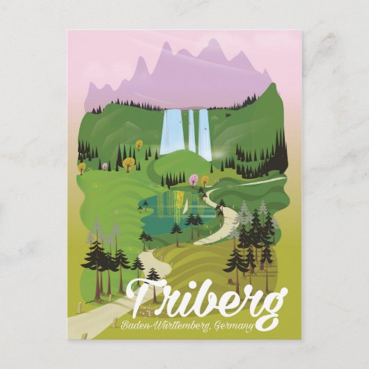 Triberg, Baden-Württemberg, Duitsland Briefkaart (Voorkant)