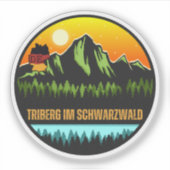 Triberg im Schwarzwald, Baden-Württemberg Duitslan Sticker (Voorkant)