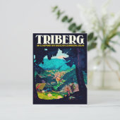 Triberg im Schwarzwald, uitzicht vanaf het Zwarte Briefkaart (Staand voorkant)