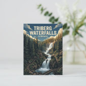 Triberg Watervallen Duitsland Briefkaart (Staand voorkant)