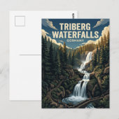Triberg Watervallen Duitsland Briefkaart (Voorkant / Achterkant)