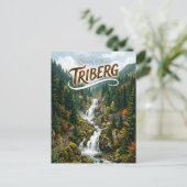 Triberger Wasserfälle Duitsland Briefkaart (Staand voorkant)