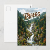 Triberger Wasserfälle Duitsland Briefkaart (Voorkant / Achterkant)