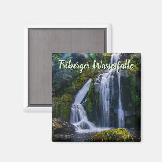 Triberger Wasserfälle Magnet (Voorkant / Achterkant)
