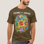 Tribes Of Israel Nation Hebrew Twelve Sons Jewish T-shirt<br><div class="desc">Tribes Of Israel Nation Hebrew Twelve Sons Jewish Judah</div>