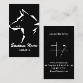 TribeWolf White Visitekaartje (Voorkant / Achterkant)