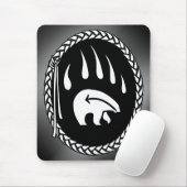 Tribisch Beer Kunst Mousepad Stylish Wildlife Mous Muismat (Met muis)