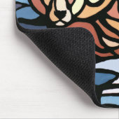 Tribisch Beer Kunst Mousepad Stylish Wildlife Mous Muismat (Hoek)