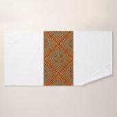 Tribisch etnisch textielpatroon in afrikaanse stij badhanddoek (Badhanddoek)