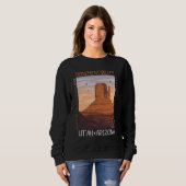 Tribisch Park Monument Valley Navajo Trui (Voorkant volledig)