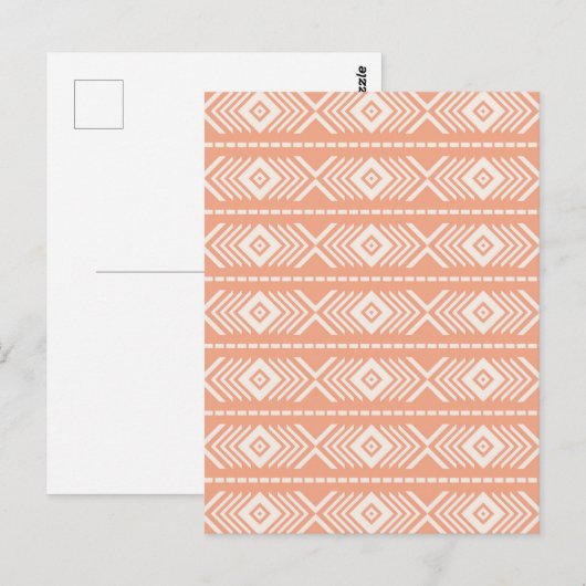 Tribisch patroon briefkaart (Voorkant / Achterkant)