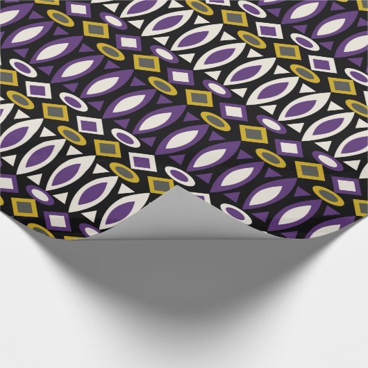 Tribisch patroon cadeaupapier (Hoek)