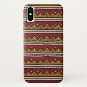 Tribisch patroon iPhone x hoesje