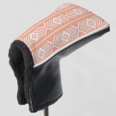 Tribisch patroon golfheadcover (3/4 voorkant)