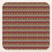 Tribisch patroon kartonnen onderzetters (Voorkant)