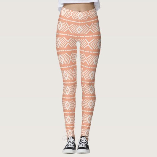 Tribisch patroon leggings (Voorkant)