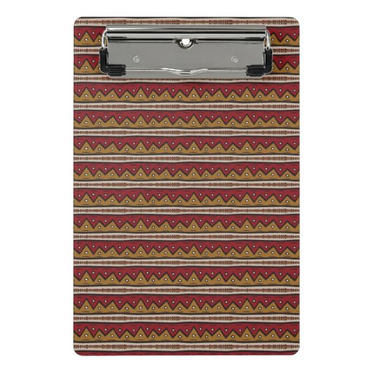 Tribisch patroon mini klembord (Voorkant)