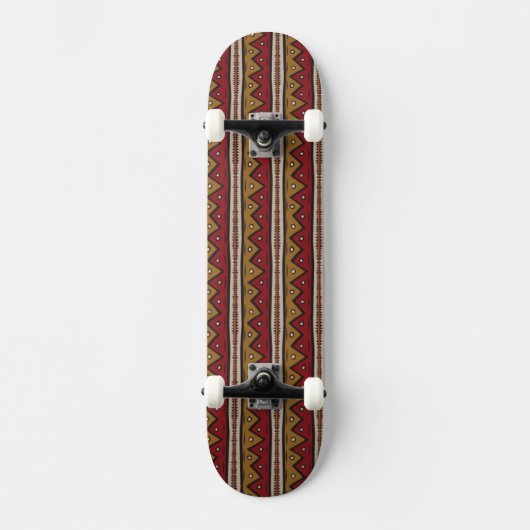 Tribisch patroon persoonlijk skateboard (Voorkant)