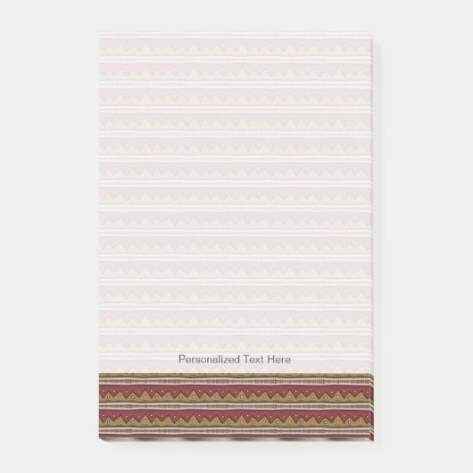 Tribisch patroon post-it® notes (Voorkant)