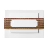 Tribisch patroon uitnodigingen wikkel (Voorkant Voorbeeld)