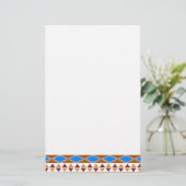 Tribisch verhaal briefpapier (Staand voorkant)