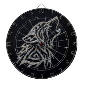 Tribisch wolvendartboard dartbord (Voorkant)
