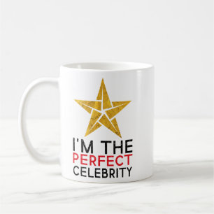 Triblend I'm the Perfect Celebrity Tri-Blend Shirt Koffiemok