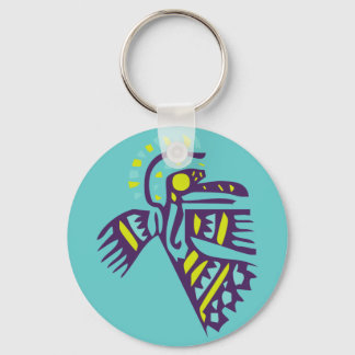 Tribo Angel: Tribale kunst Sleutelhanger