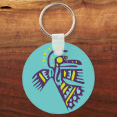 Tribo Angel: Tribale kunst Sleutelhanger (Voorkant)