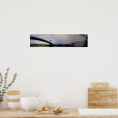 Triborough and Hell Gate Bridges Panorama Poster (Keuken)