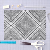Tribpatroon Cool Black and White Aztec Tissuepapier (Craft)