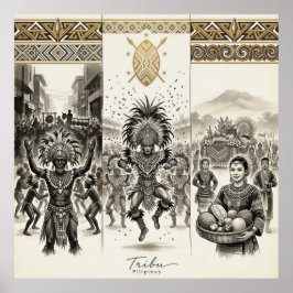 Tribu-Ati-Atihan · Dinagyang · Kadayawan Poster