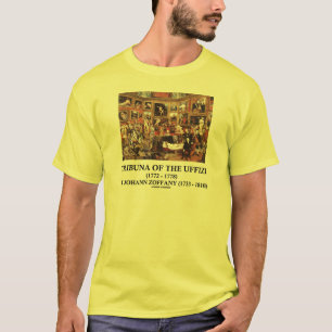 Tribuna van de Uffizi door Johann Zoffany Art over T-shirt