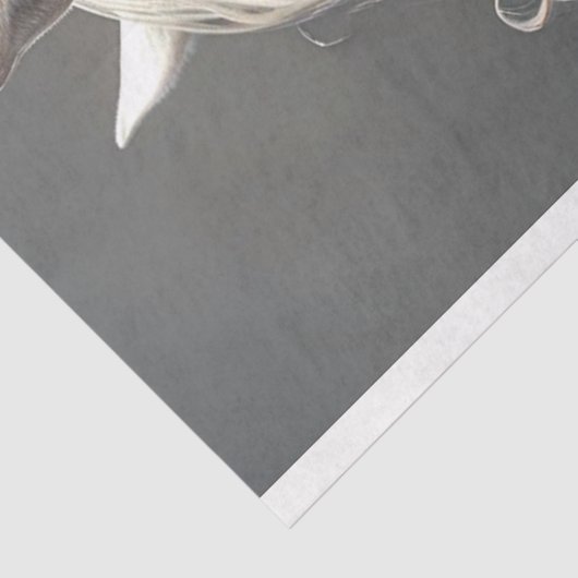 Tribunaal Indische geschilderde Paard Serie Decoup Tissuepapier (Detail)