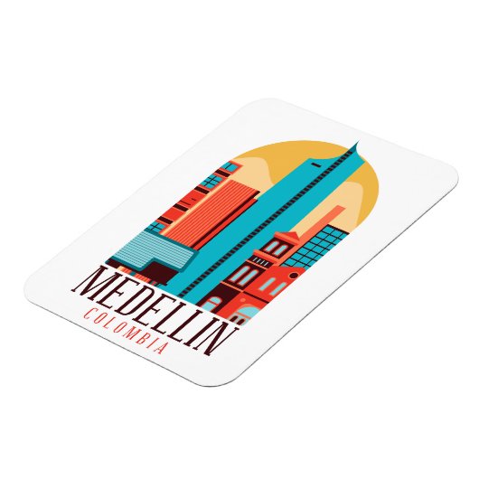  tribune in Colombia Magneet (Linkerzijde)