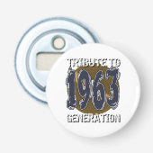 Tribute 1963 Generation Button Flesopener (Voorkant)