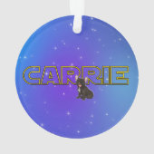 Tribute aan Carrie Ornament (achterkant)