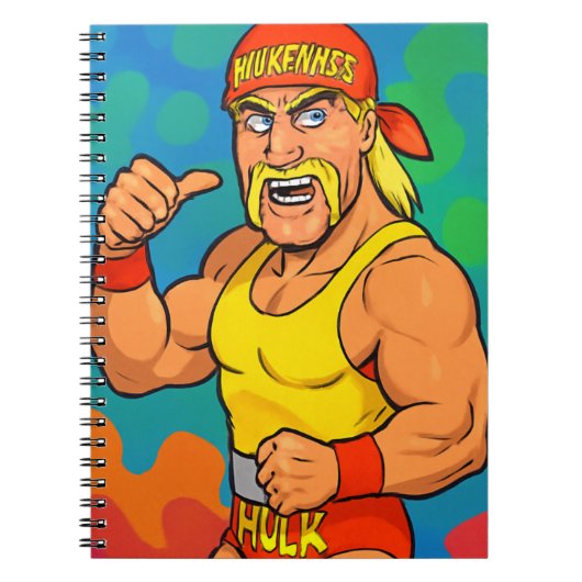Tribute aan Hulk Hogan Notitieboek (Voorkant)