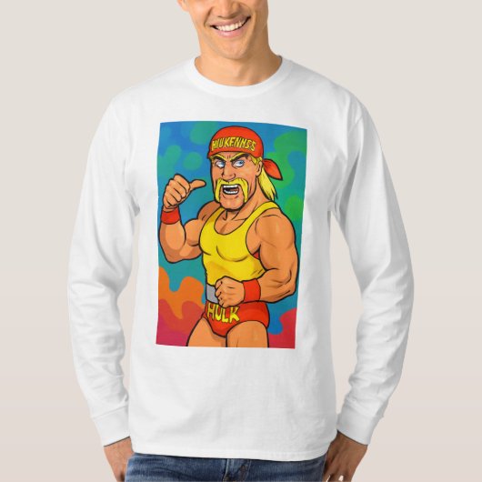 Tribute aan Hulk Hogan T-shirt (Voorkant)