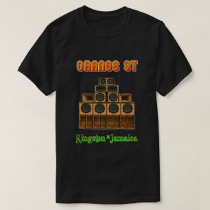 Tribute aan Orange St Kingston Jamaica retro T-shirt