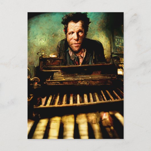 Tribute aan Tom Waits Briefkaart (Voorkant)
