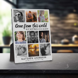 Tribute Family Photo Collage Memorial Fotoplaat