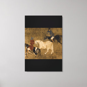 Tribute Horses', onbekende artiest_The Orient Canvas Afdruk