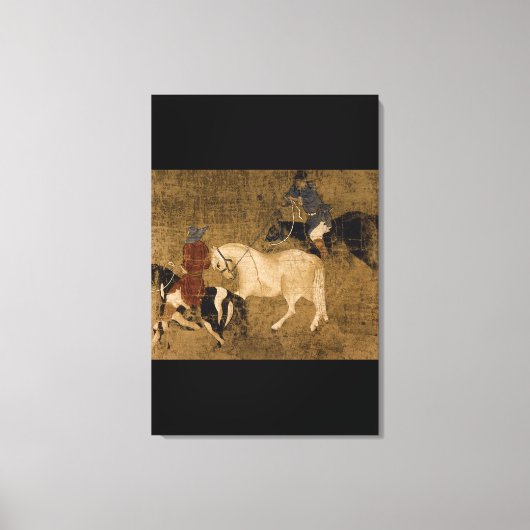 Tribute Horses', onbekende artiest_The Orient Canvas Afdruk (Voorkant)