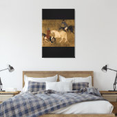 Tribute Horses', onbekende artiest_The Orient Canvas Afdruk (Insitu (Slaapkamer))