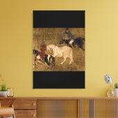 Tribute Horses', onbekende artiest_The Orient Canvas Afdruk (Insitu (Woonkamer))