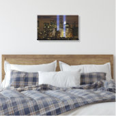 "Tribute in Light" 9-11 Memorial Canvas Afdruk (Insitu (Slaapkamer))