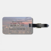 Tribute in Light Sept 11, World Trade Center ESB # Bagagelabel (Achterkant horizontaal)