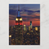 Tribute in Light Sept 11, World Trade Center ESB # Briefkaart (Voorkant)