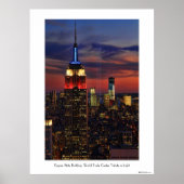 Tribute in Light Sept 11, World Trade Center ESB # Poster (Voorkant)